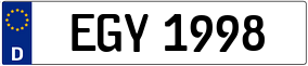 Truck License Plate